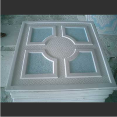 Gypsum ceiling tiles